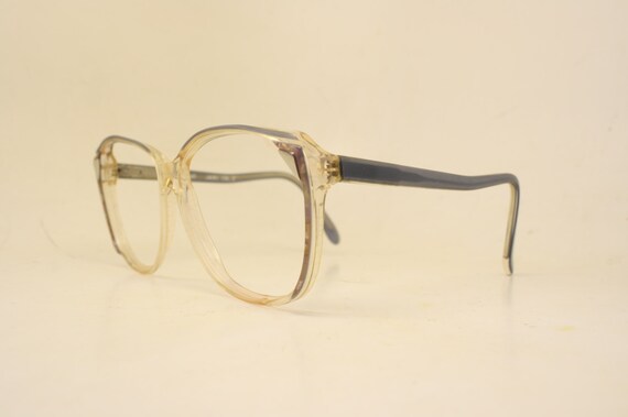 Vintage Blue Eyeglasses Unused New Old stock Vint… - image 3