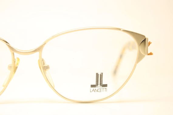 Lancetti Gold Tortoise Vintage Eyewear Unused  Ne… - image 3
