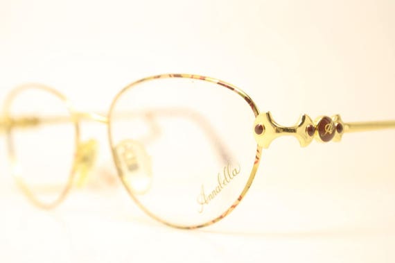 Annabella Gold Colorful Vintage Eyewear Unused  N… - image 1