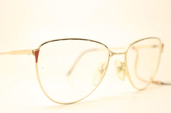 Brille Gold Vintage Glasses Frames Unused  New Ol… - image 3