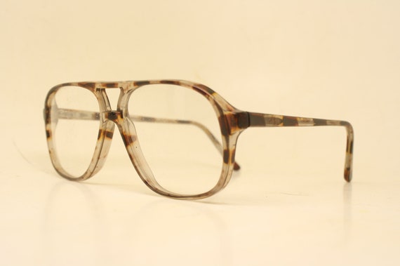 Vintage Brown Franco Eyeglasses Unused New Old st… - image 1