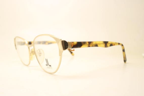 Lancetti Gold Tortoise Vintage Eyewear Unused  Ne… - image 4