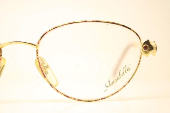 Annabella Gold Colorful Vintage Eyewear Unused  N… - image 3