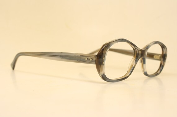 Vintage Sugarflix Unvis Blue Fade Eyeglasses Unus… - image 3