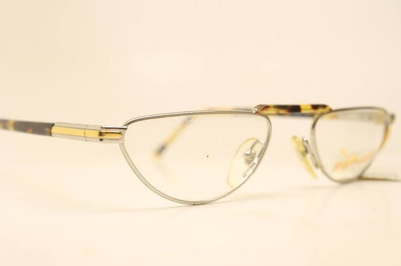 Compact by Lastes Gold Tortoise Vintage Eyeglasse… - image 3