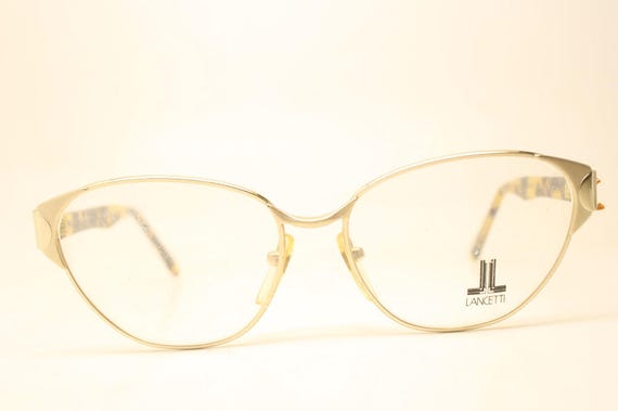 Lancetti Gold Tortoise Vintage Eyewear Unused  Ne… - image 2