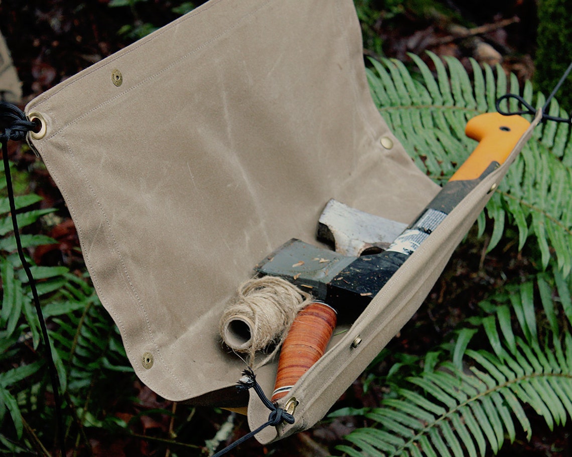 Waxed Canvas Ground Cloth Junior for Bushcraft Outdoor Gear Etsy