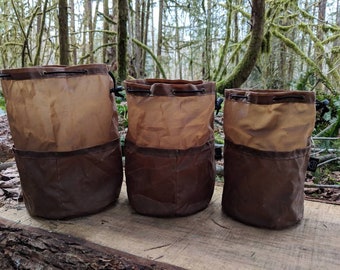The Cedar Bag Lite  in Small, Medium and Large for Gear, Cook Set, Bushcraft, Camping and the Great Outdoors  PNWBUSHCRAFT