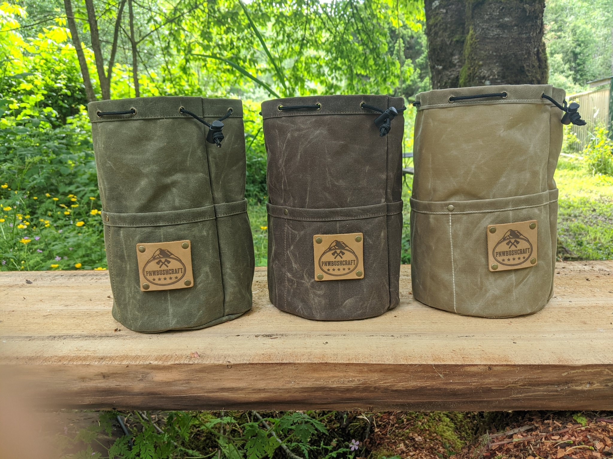 Cook Set Bag, Stanley Cook Set Pouch, Camp Utensil Bag, Camp Cooking Bag,  Waxed Canvas Gear, Bushcraft Gear, Survival Gear, Hiking Cook Set 