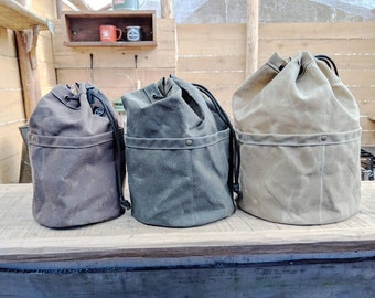 The Cedar Bag in Small, Medium and Large for Gear, Cook Set, Bushcraft, Camping and the Great Outdoors  PNWBushcraft