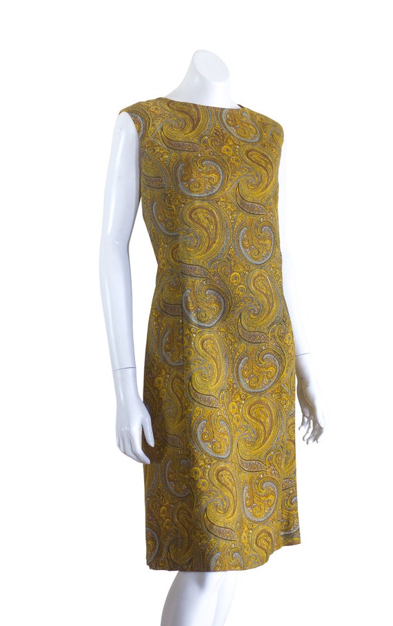 Vintage 1960s/70s Paisley Two-Piece Dress and Jac… - image 6