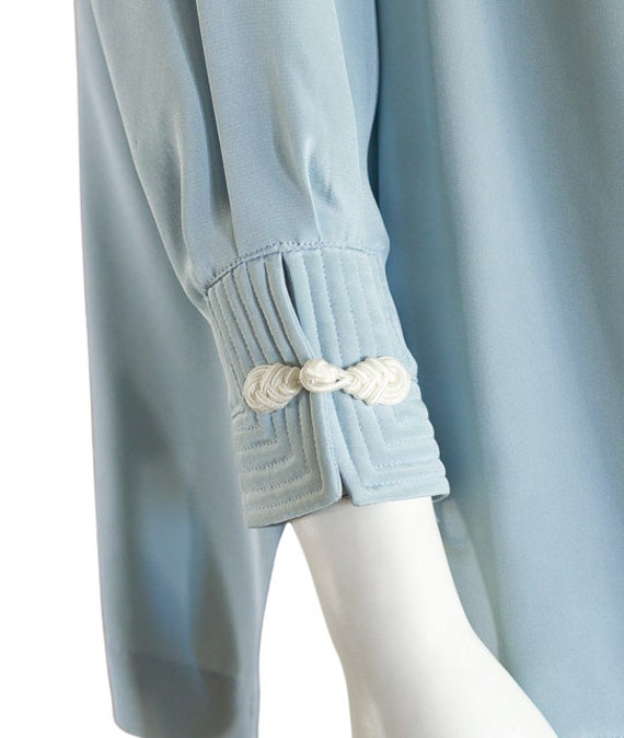 1990s blue and white pants set - image 3