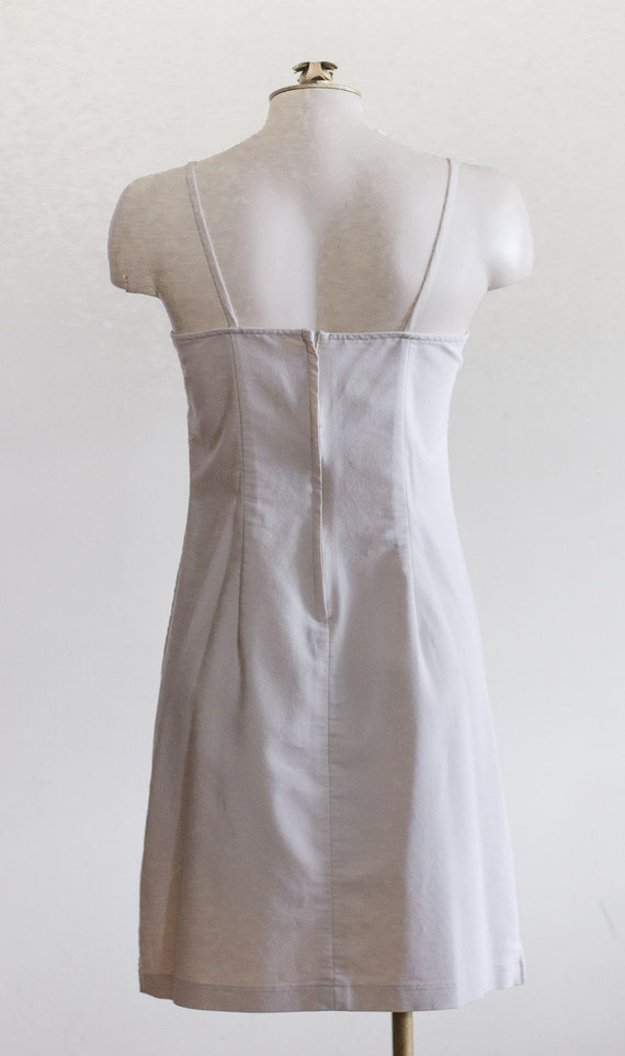 1990s spaghetti strap sheath dress - image 4