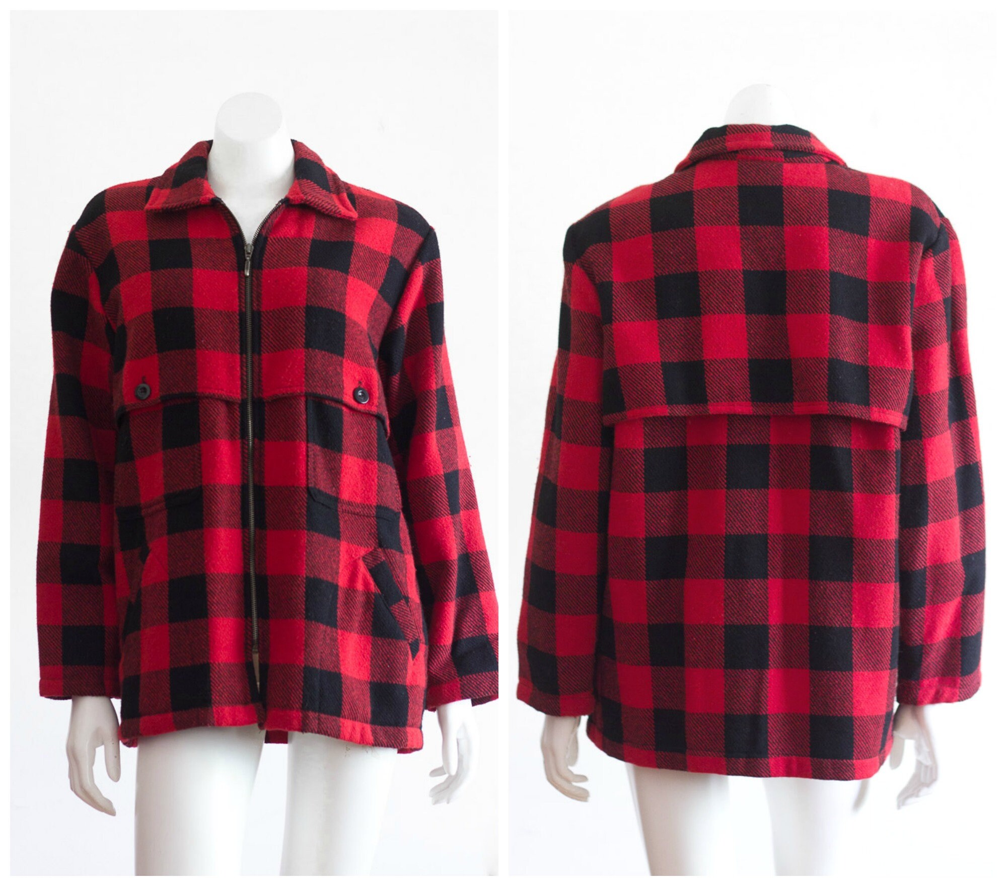 Buffalo Plaid Zip Up - Etsy Buffalo Plaid Zip Up - Etsy