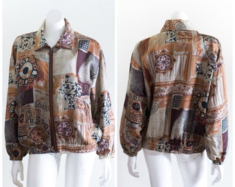 1990s silk bomber jacket