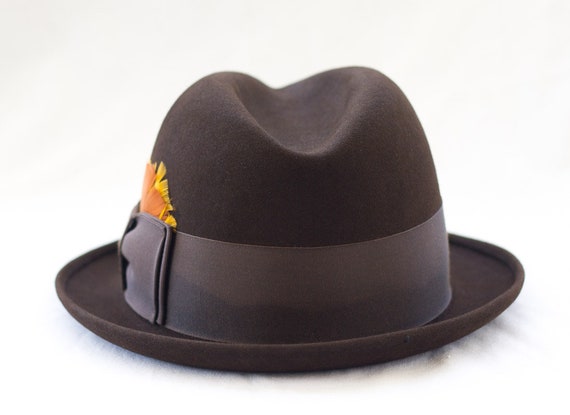 1960s/50s Wormser brown fedora in original box - image 6