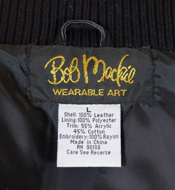 Bob Mackie black suede embroidered jacket - image 10