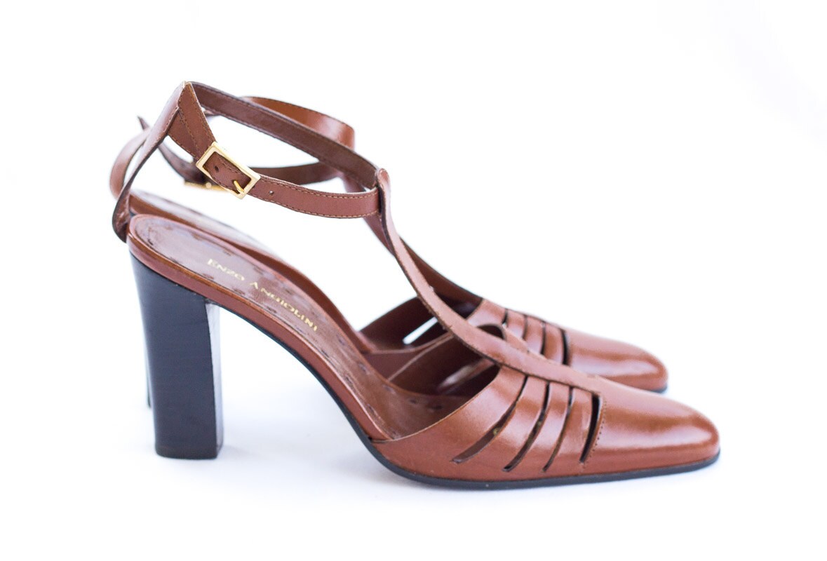 leather t strap shoes