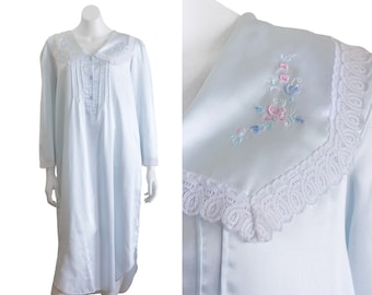 1980s light blue nightgown