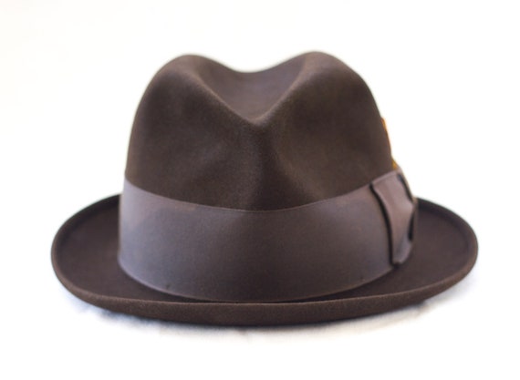 1960s/50s Wormser brown fedora in original box - image 4