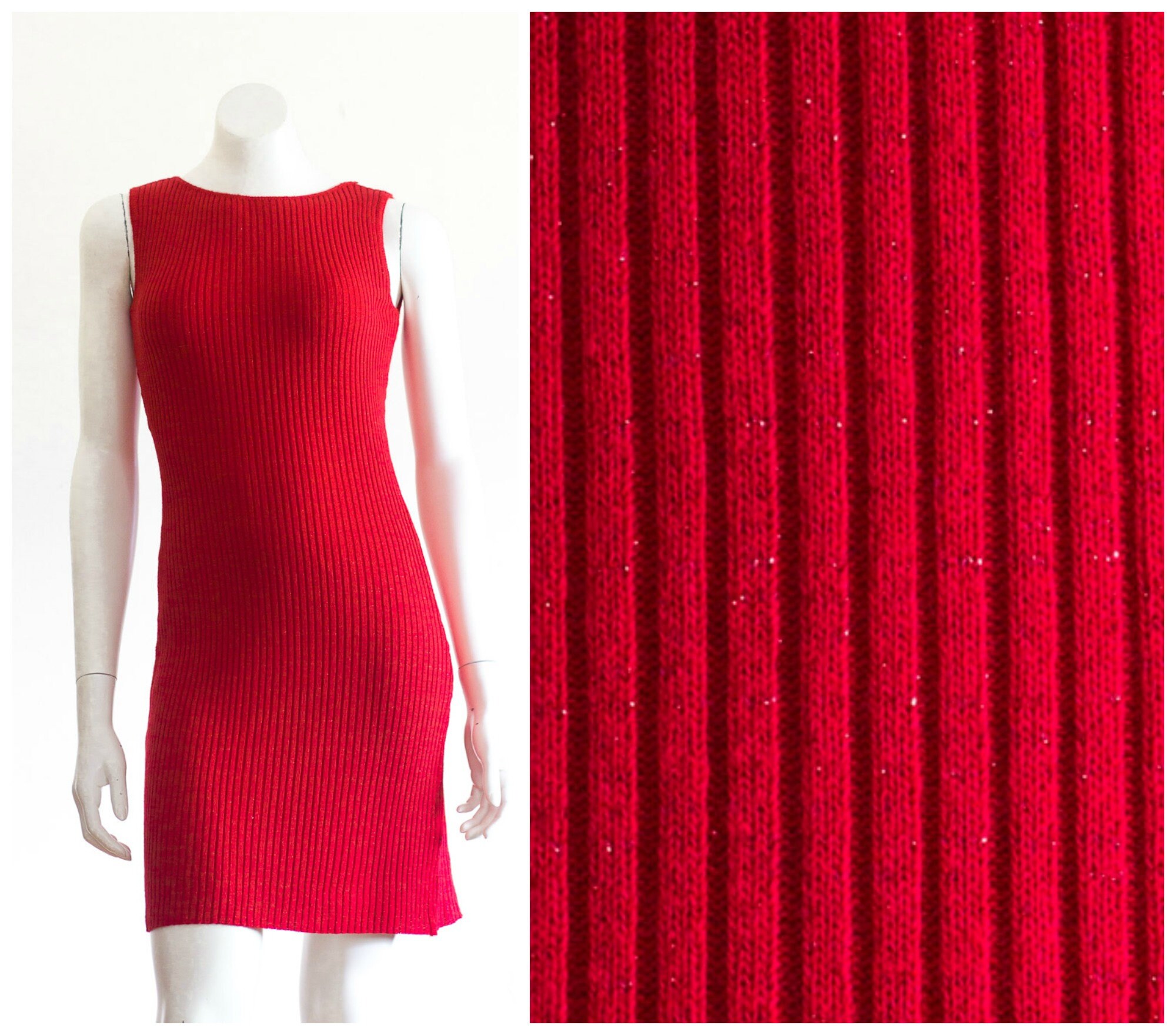 sparkly knitted dress