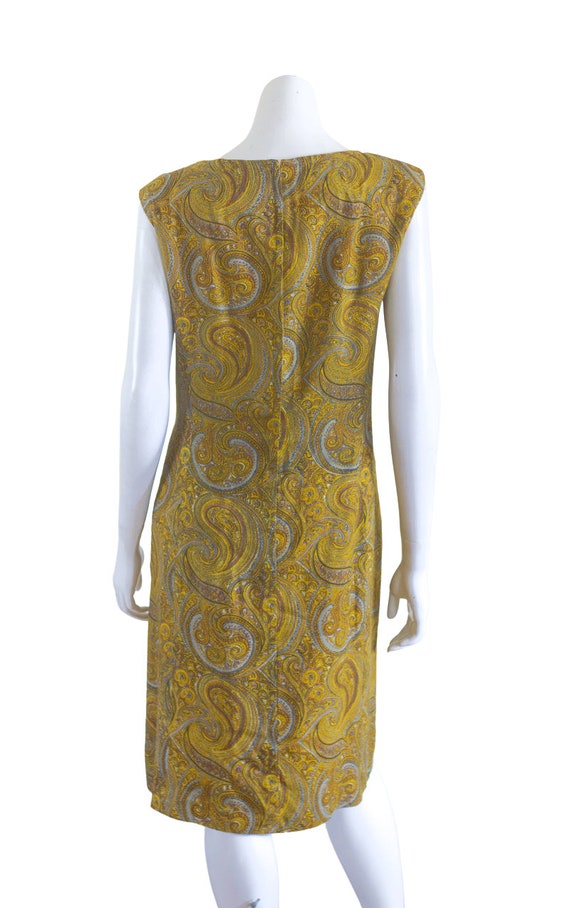 Vintage 1960s/70s Paisley Two-Piece Dress and Jac… - image 7