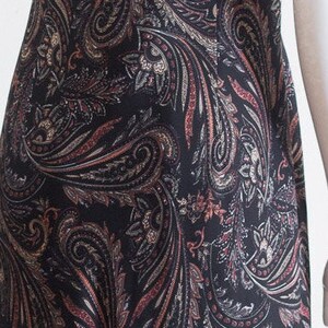 90s paisley dress and blouse set image 2