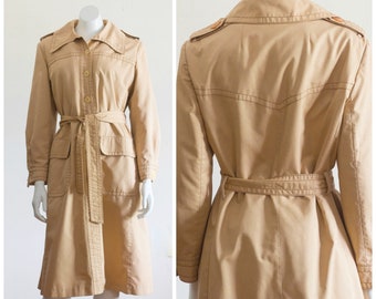 Vintage Belted Trench Coat