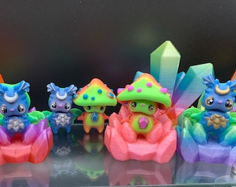 3D Printed Articulating Flexible Forest Pixies