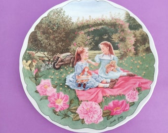Royal Albert Decorative Plate 1993 - Childhood Memories 'Do you like butter'