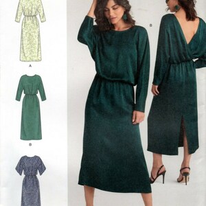 Simplicity Sewing Pattern K9010 Misses Dresses with Length Variation Size 14-22