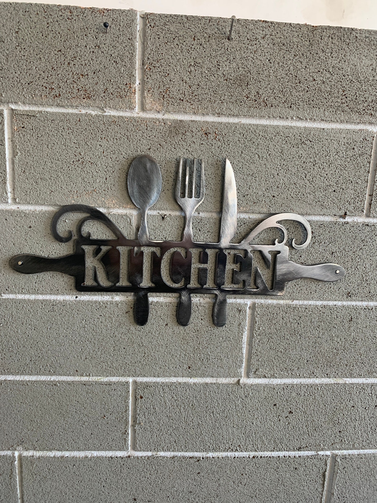 Kitchen Wall Art. Kitchen Decor Metal Wall Hanging Art Etsy