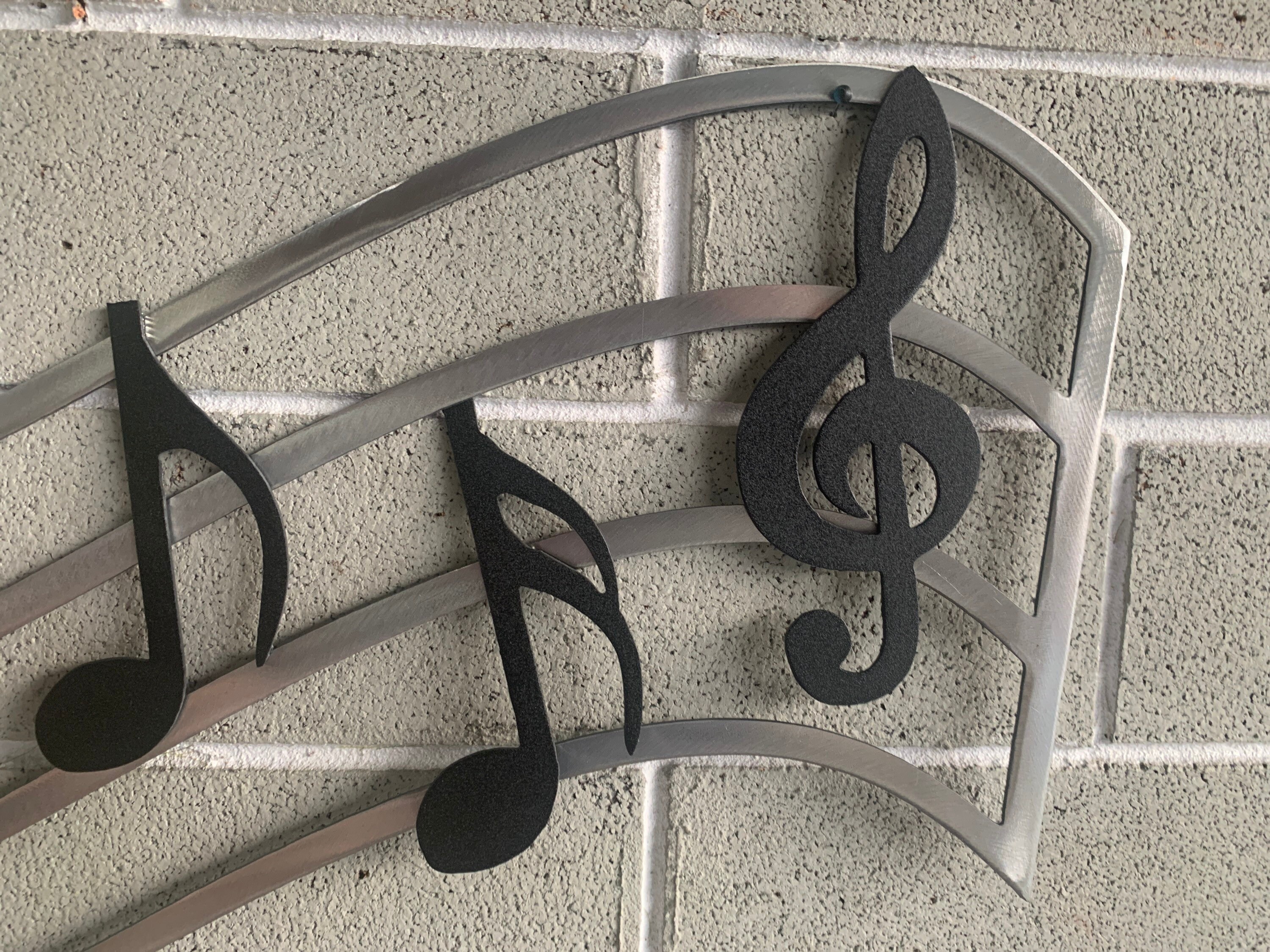 Metal music wall art Hanging Music Art