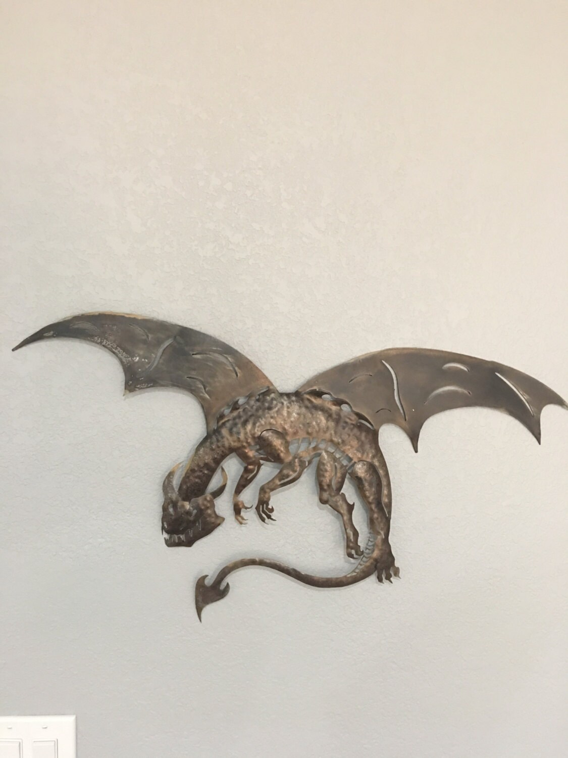 Dragon Of Steel Metal Art