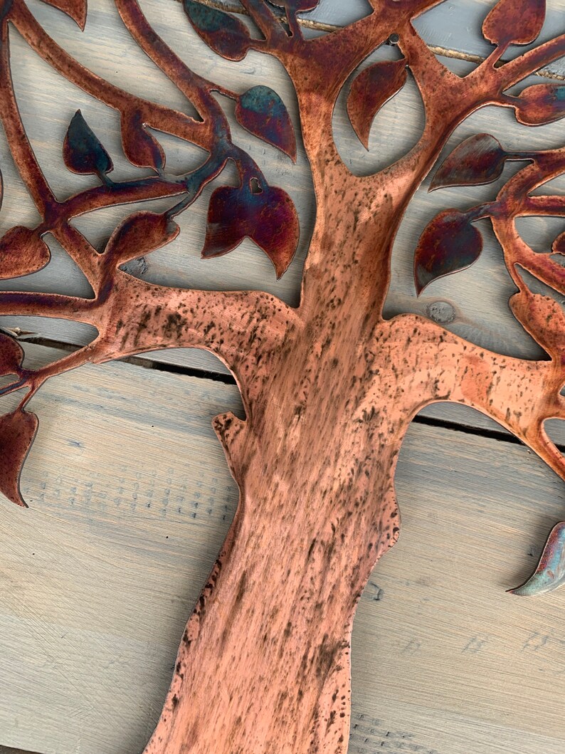 Tree of Life. Metal Wall Tree. Metal Wall Hanging Tree Etsy