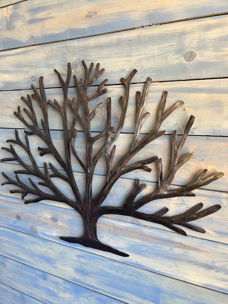 Metal Wall Tree Hanging Tree Home Decorations Living Room Etsy