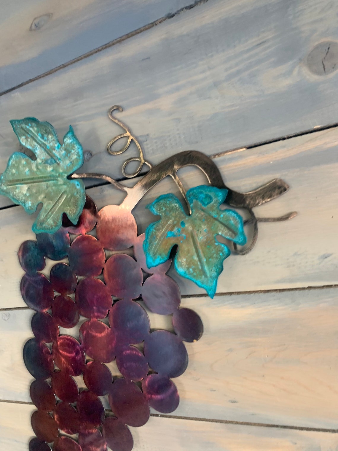 Metal wall hanging grapes Home Decor Beautiful Grapes Art  Etsy