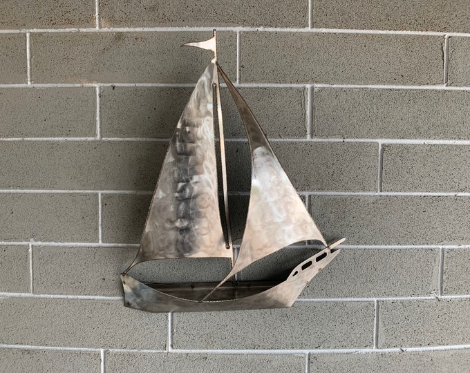Sailing Boat    Stainless Steel sailboat     Home Decor
