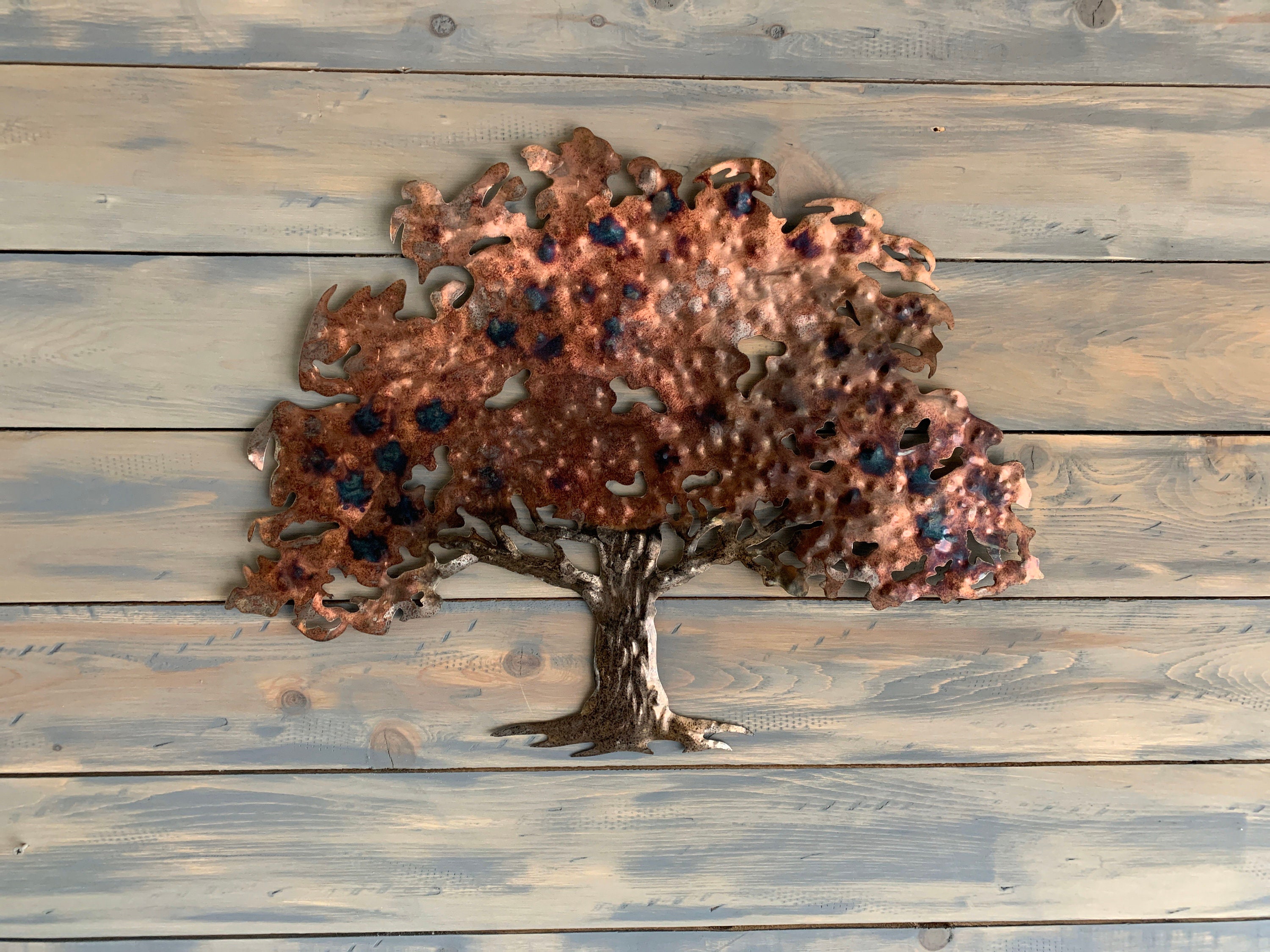 Oak Tree Metal Tree Art Wall Art