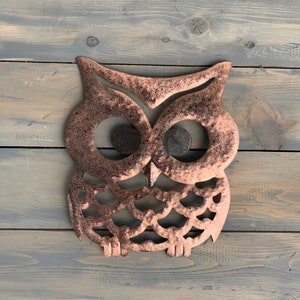 Wise Ol Owl  - metal Owl -  Wall Decor  -  Metal Art - Wall Hanging