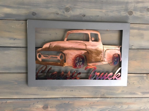 Old Ford Truck Metal Truck Wall Art Metal Art Home Decor