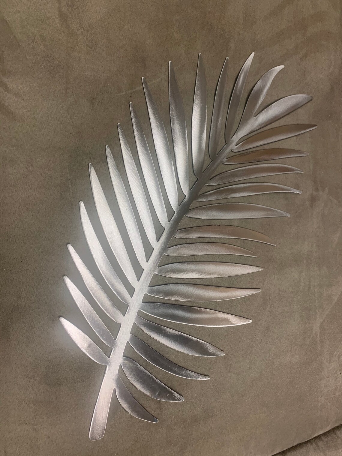 Metal Palm Leaf Metal Plam Metal Wall Art Home Decor Etsy