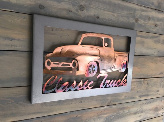 Old Ford Truck Metal Truck Wall Art Metal Art Home Decor