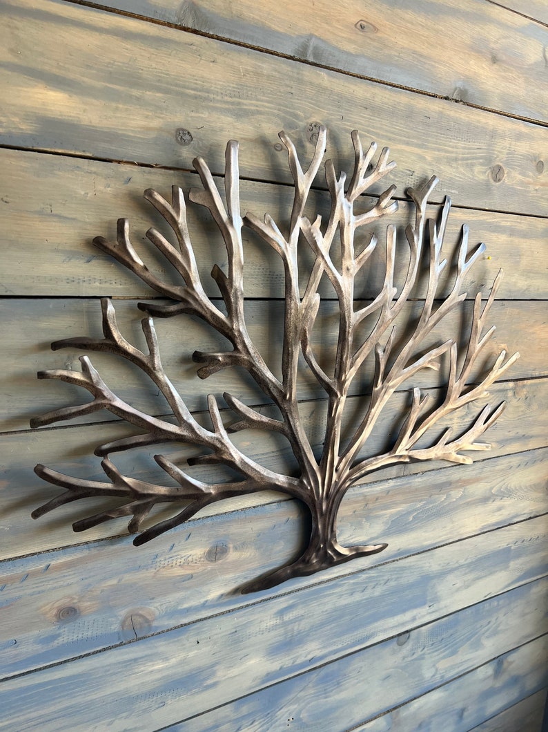Metal Wall Tree Hanging Tree Home Decorations Living Room Etsy