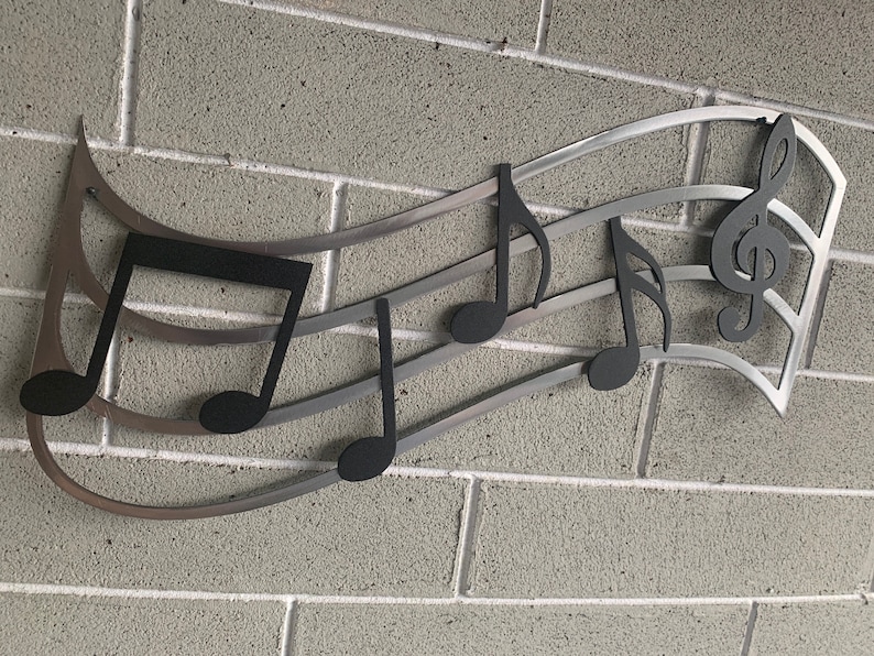 Metal Music Wall Art Hanging Music Art Etsy