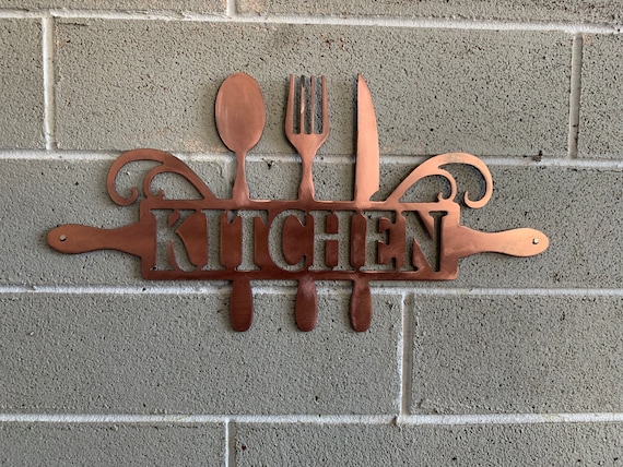 Kitchen Wall Art. Kitchen Decor Metal Wall Hanging Art Etsy UK