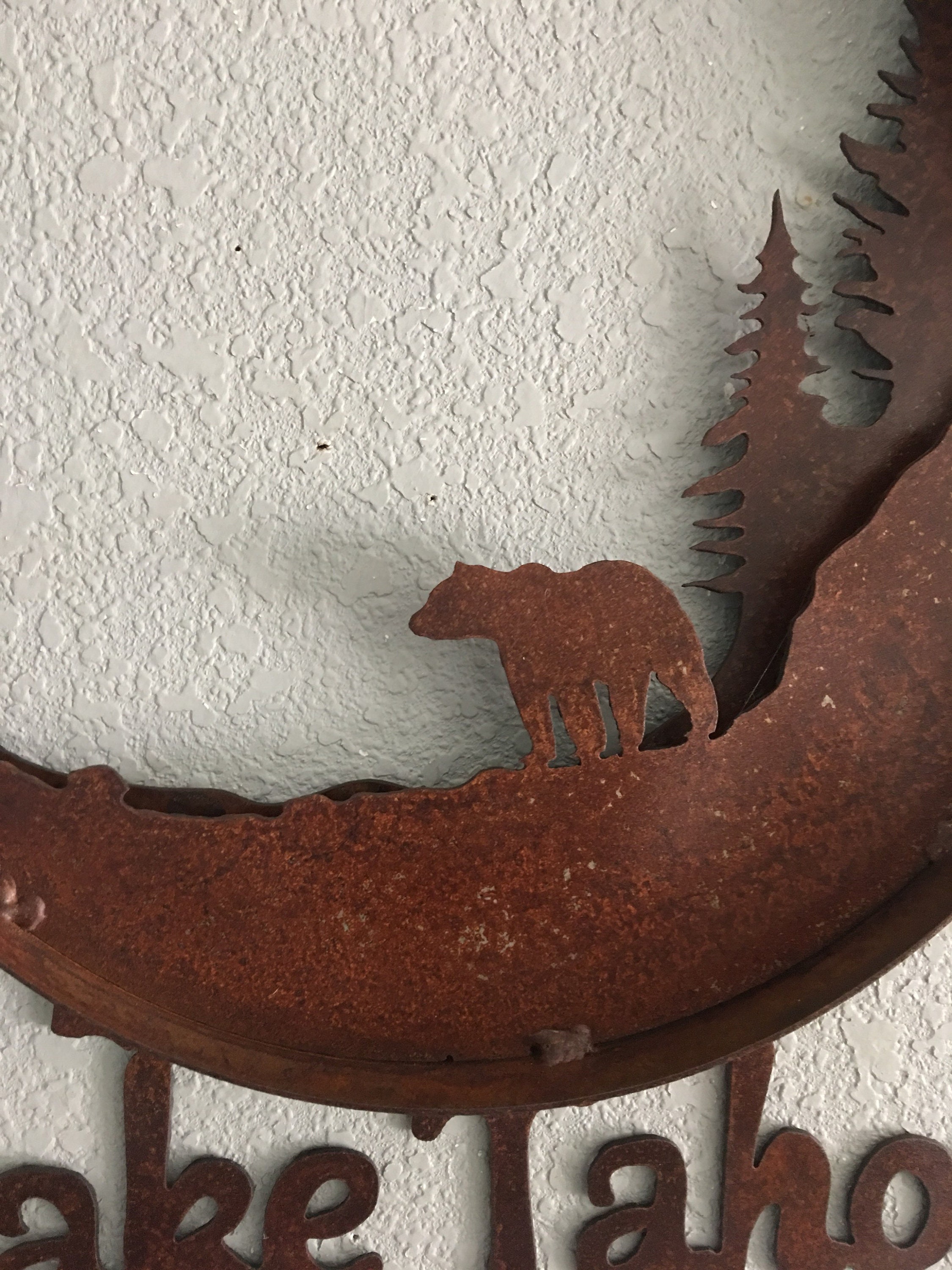 Lake Tahoe Metal Art Lake Tahoe Home Decor Metal Art Etsy