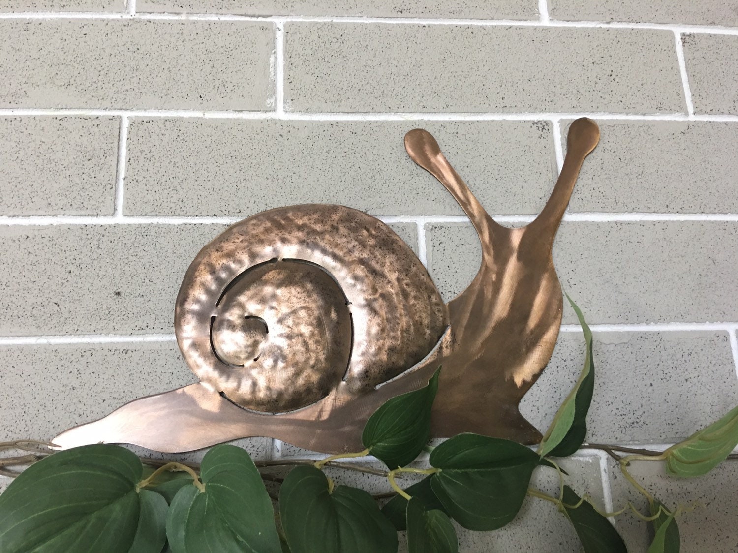 Snail Metal Art Metal Wall Art Wall Hanging Home Decor Etsy