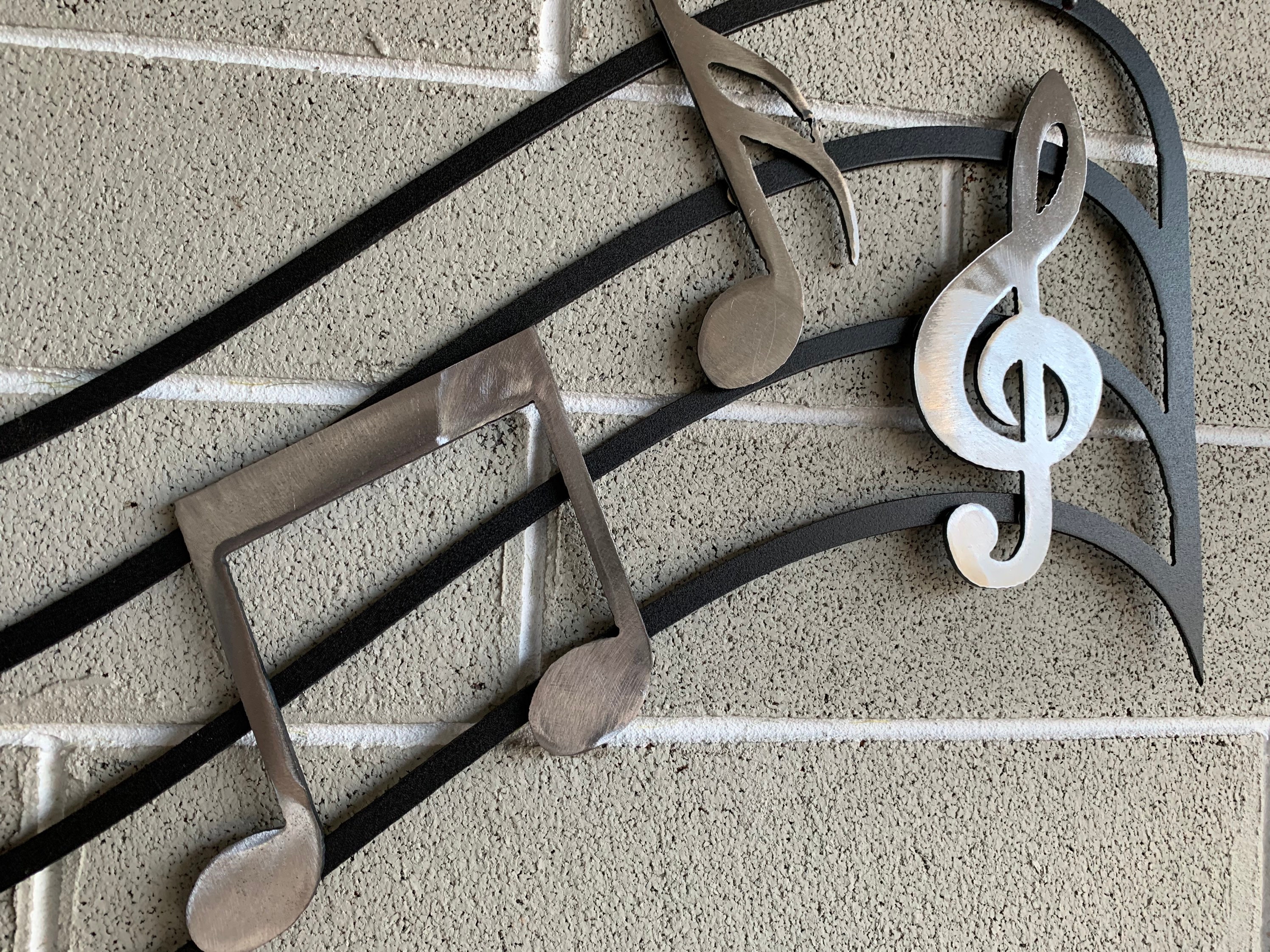 Metal Music Wall Art Hanging Music Art Etsy