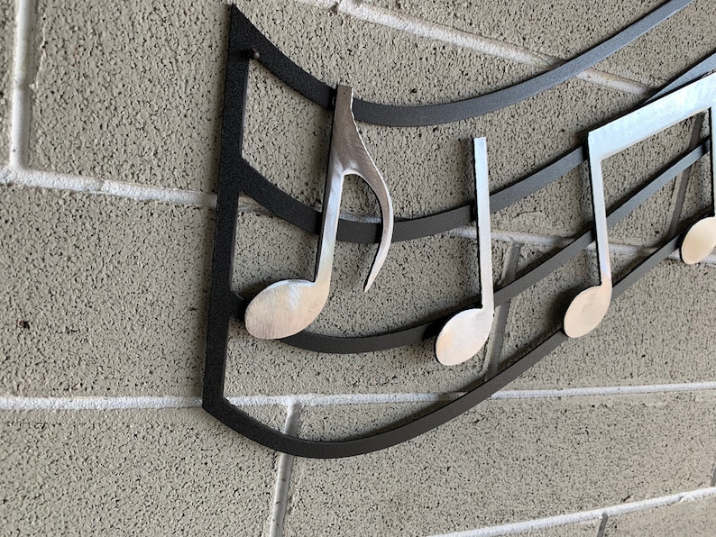 Metal Music Wall Art Hanging Music Art Etsy